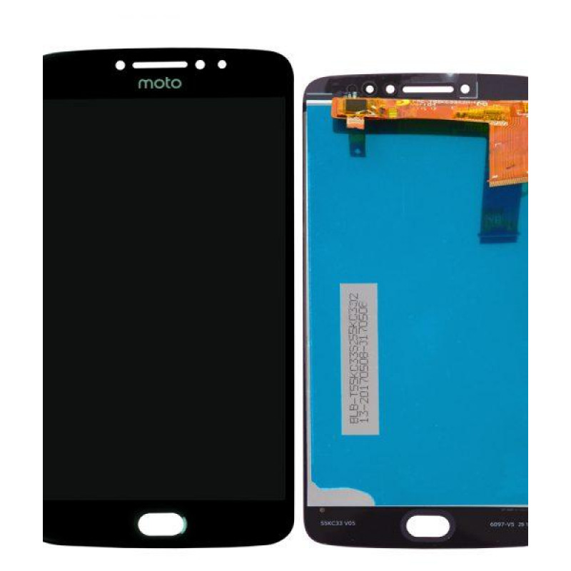 Motorola Moto E4 Plus Display and Touch Screen Glass Combo XT1770 - Black